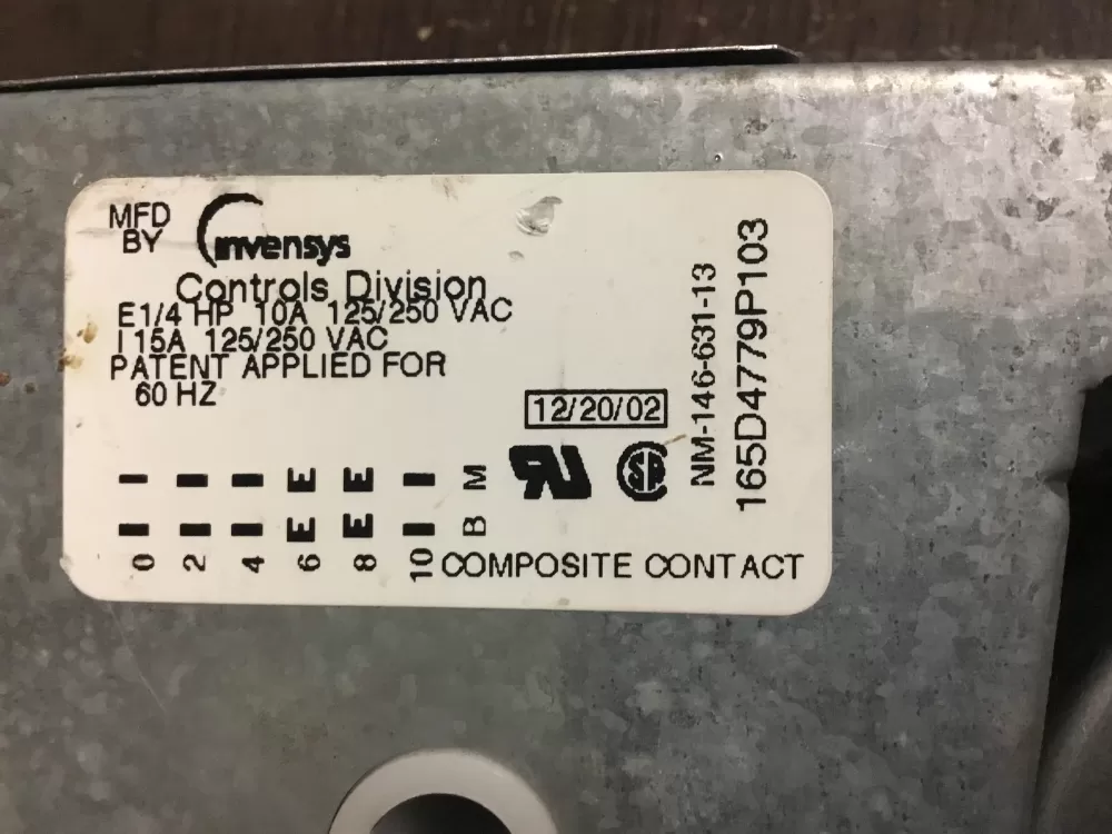 GE 165D4779P103 Dishwasher Timer AZ7294 | NR479