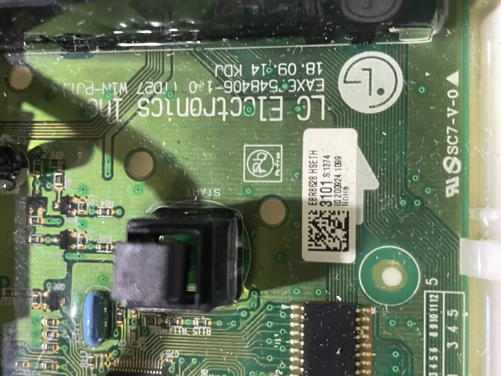 LG EBR86283101 Washer Control Board Display AZ199272 | Wmv561