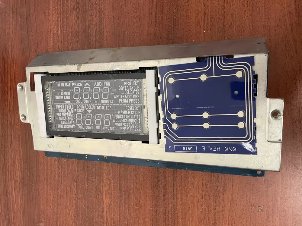 Maytag Commercial Gas Dryer Control Board UI LCD Display AZ28708 | KMV85