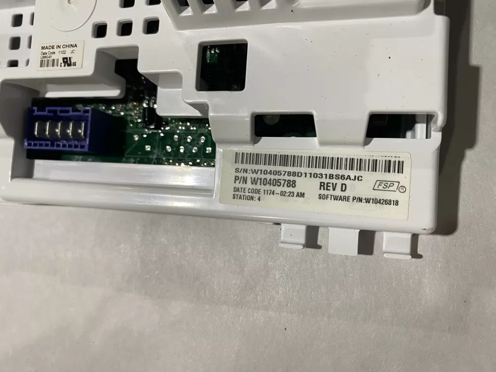 Whirlpool Kenmore Maytag W10405788 Washer Control Board AZ183913 | BK2716