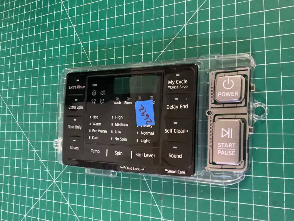 Samsung Washer Control Inlay DC93-00376D DC64-03116B AZ184814 | NR2692