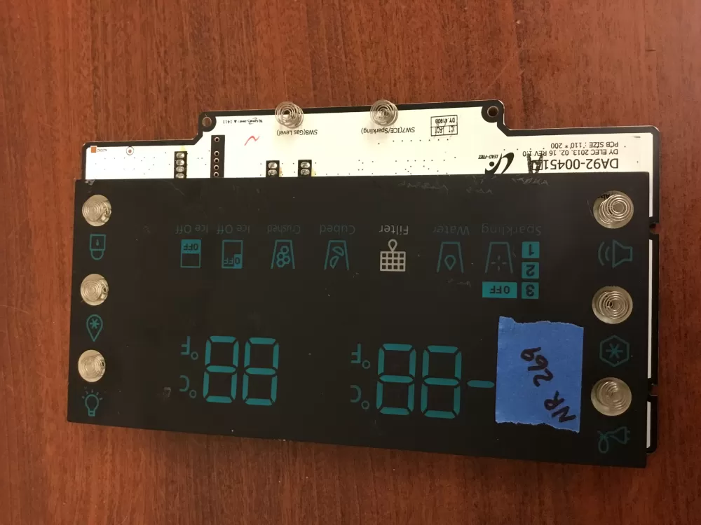 Samsung DA92 00451A Refrigerator Control Board Dispenser AZ34661 | NR269