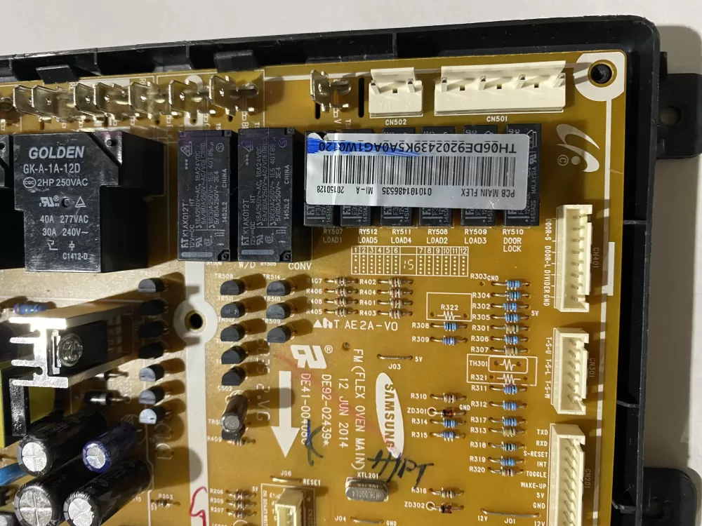 Samsung DE92-02439K DE41-00408C Range Oven Main Control Board AZ195505 | BK2719