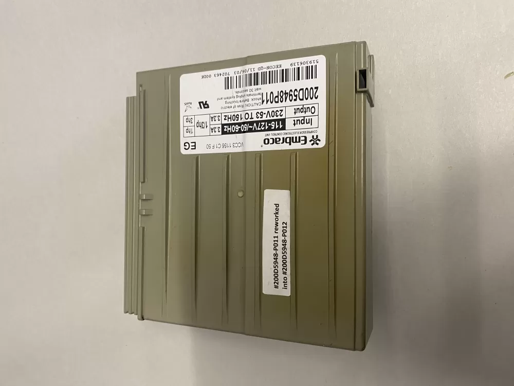 GE 200D5948P012 Refrigerator Control Board Inverter AZ216369 | BK1643