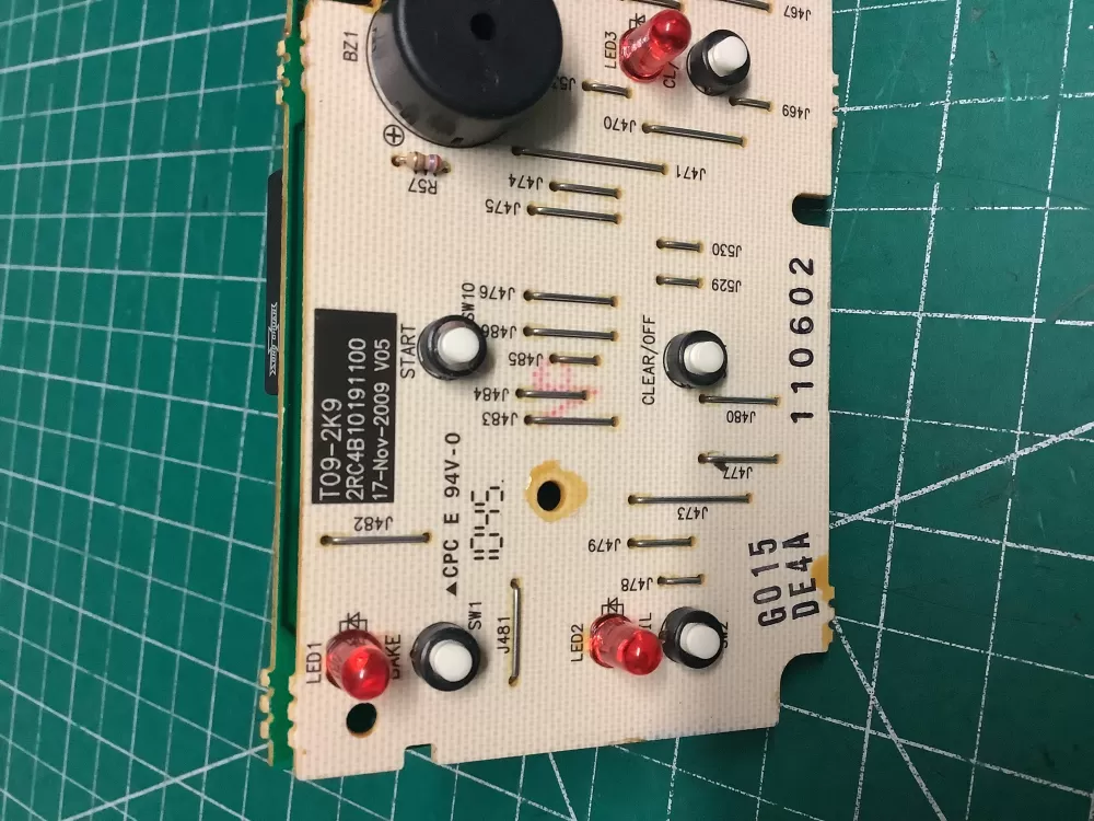 GE 2RC4B10191100 T09 2K9 Range Oven Control Board AZ204710 | AR74