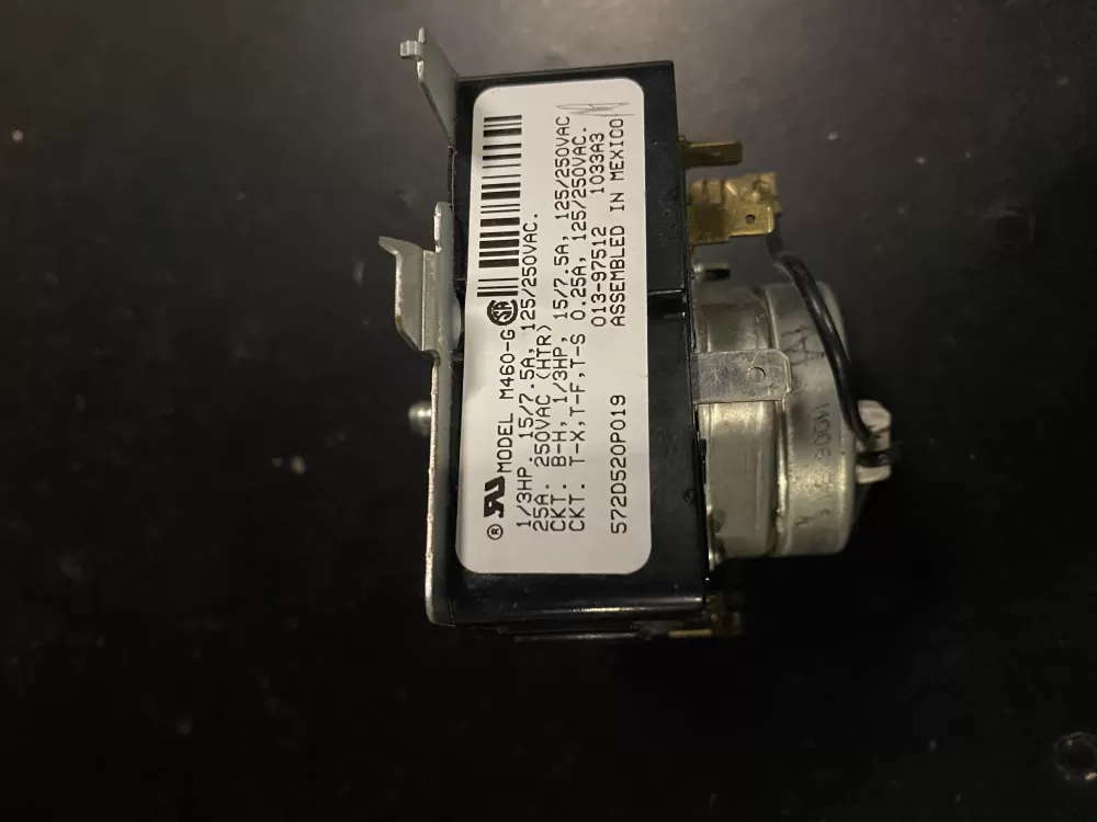 GE 572D520P019 WE4M189 Dryer Timer