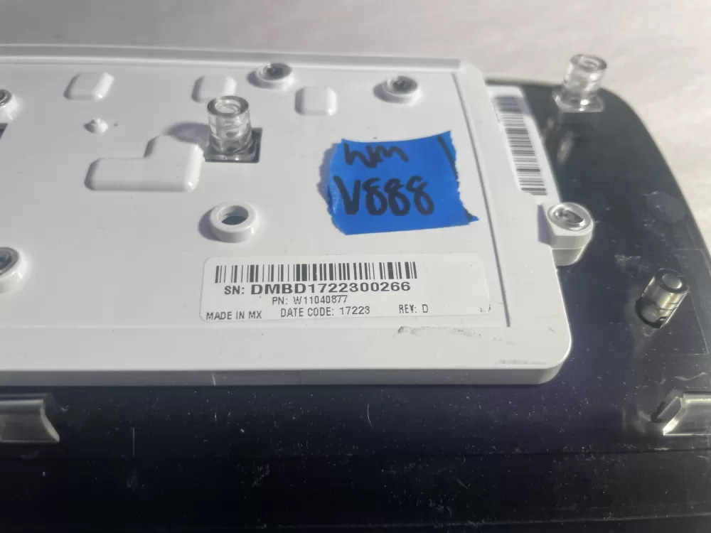 Whirlpool W11124266 Dryer Control Board UI Console AZ196917 | Wmv888