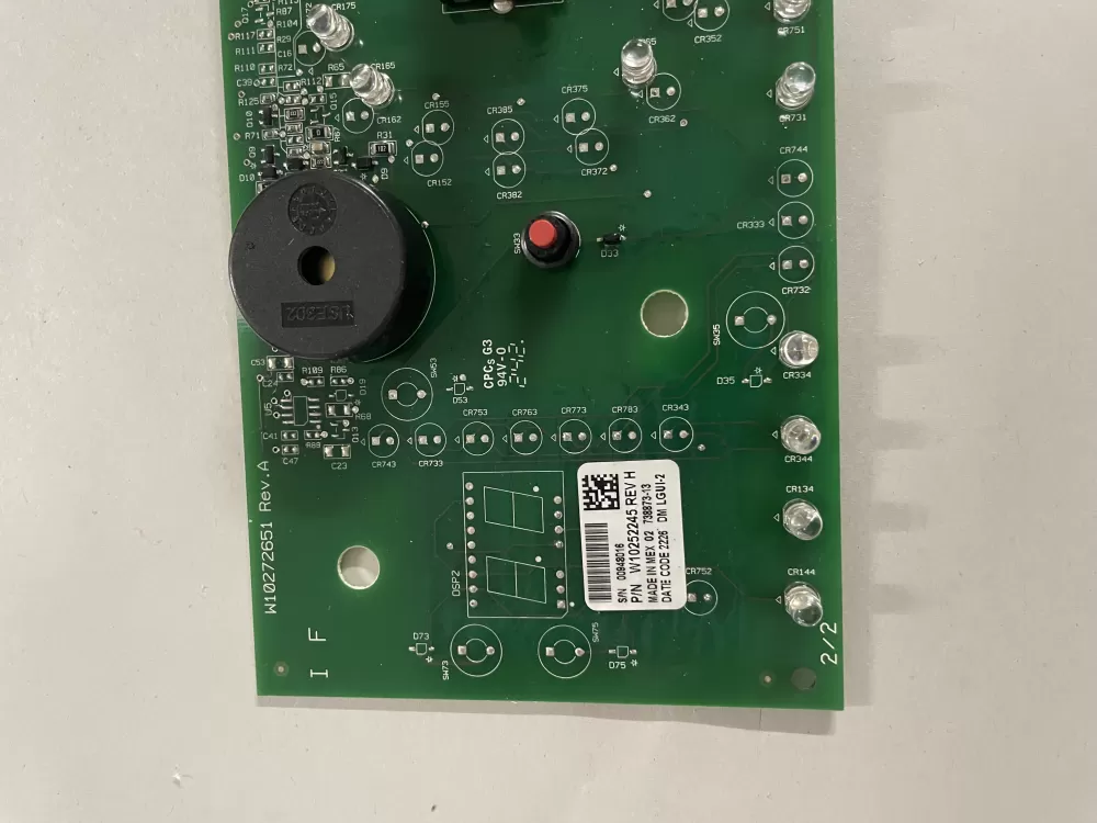 Whirlpool W10252245 Dryer Control Board AZ142870 | KM2395