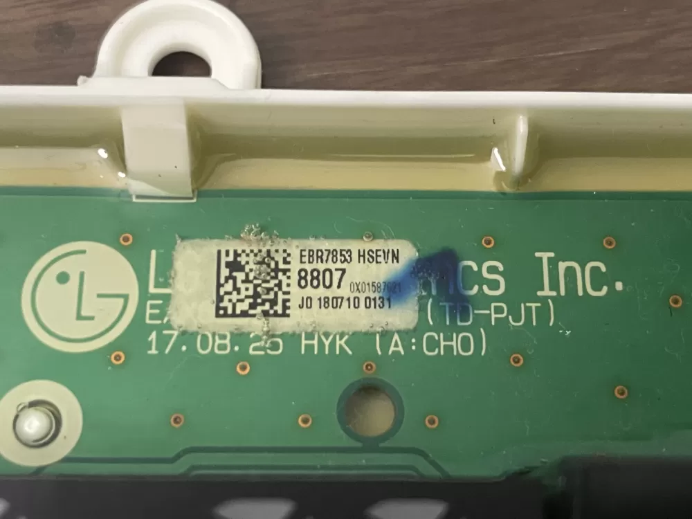 LG Agl75452910 Ebr81634305 Washer Control Board Panel AZ99650 | Wmv294