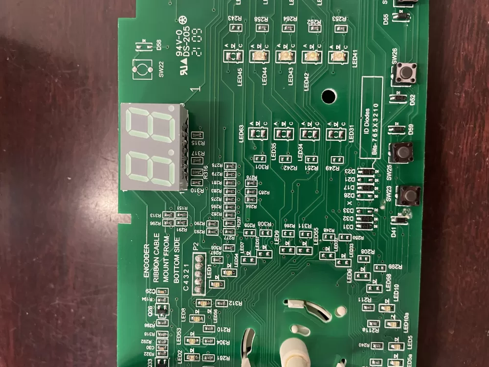 Whirlpool 8564295 User Interface Control Board AZ46198 | KM409