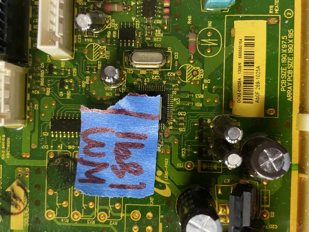 Samsung AP5623363 DC92 01025A PS4216009 Dryer Control Board AZ53523 | Wm1891