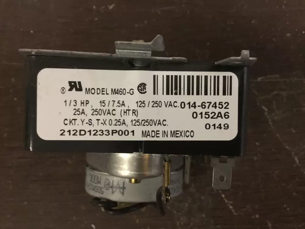 GE 212D1233P001 WE4M353 Dryer Timer AZ7342 | NR493