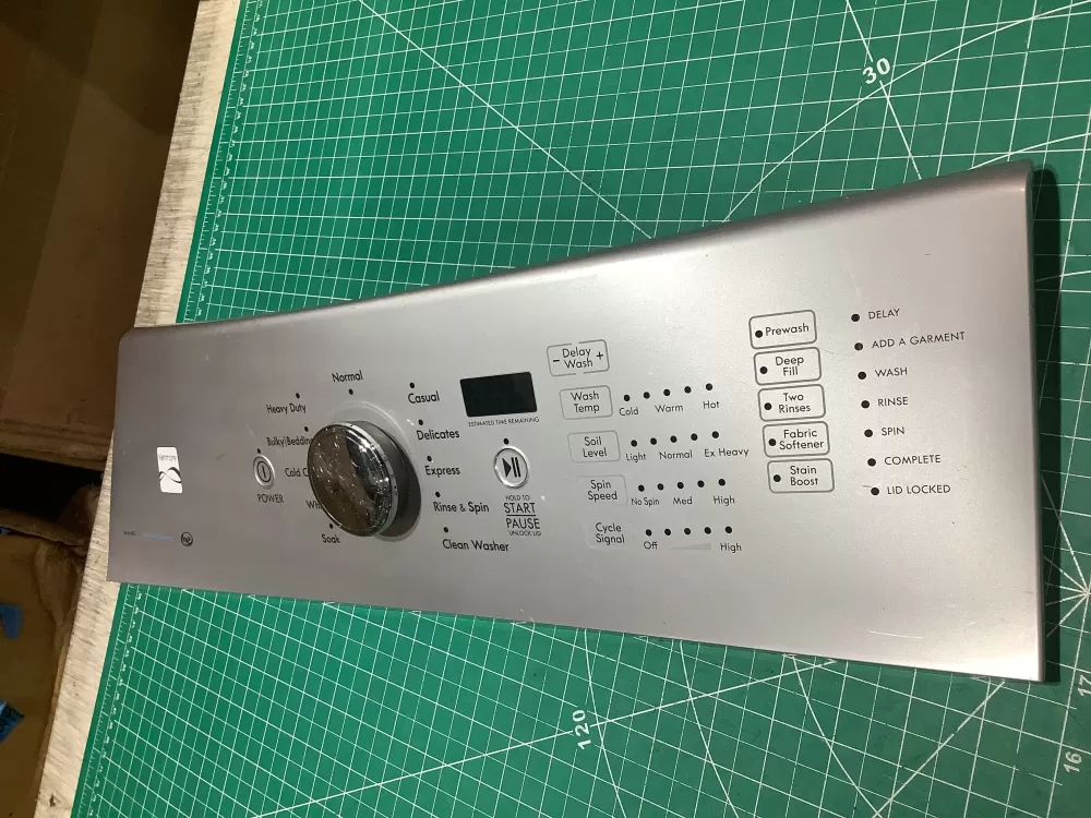 Kenmore W10643917 Washer Touchpad Panel (scrathces) AZ183361 | ARV189