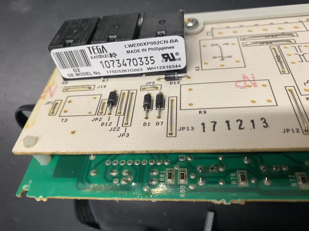GE WH12X10404 175D5261G003 WH12X10344 Washer Control Board AZ14902 | BK1414
