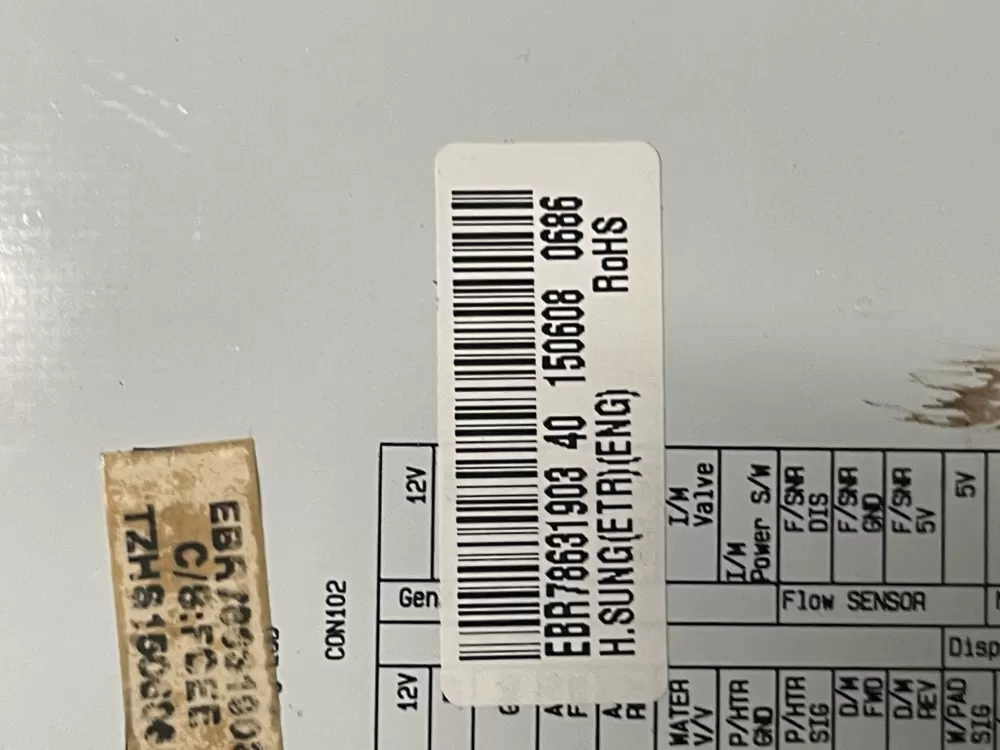 LG EBR78631903 Refrigerator Control Board Dispenser AZ19302 | WM1044