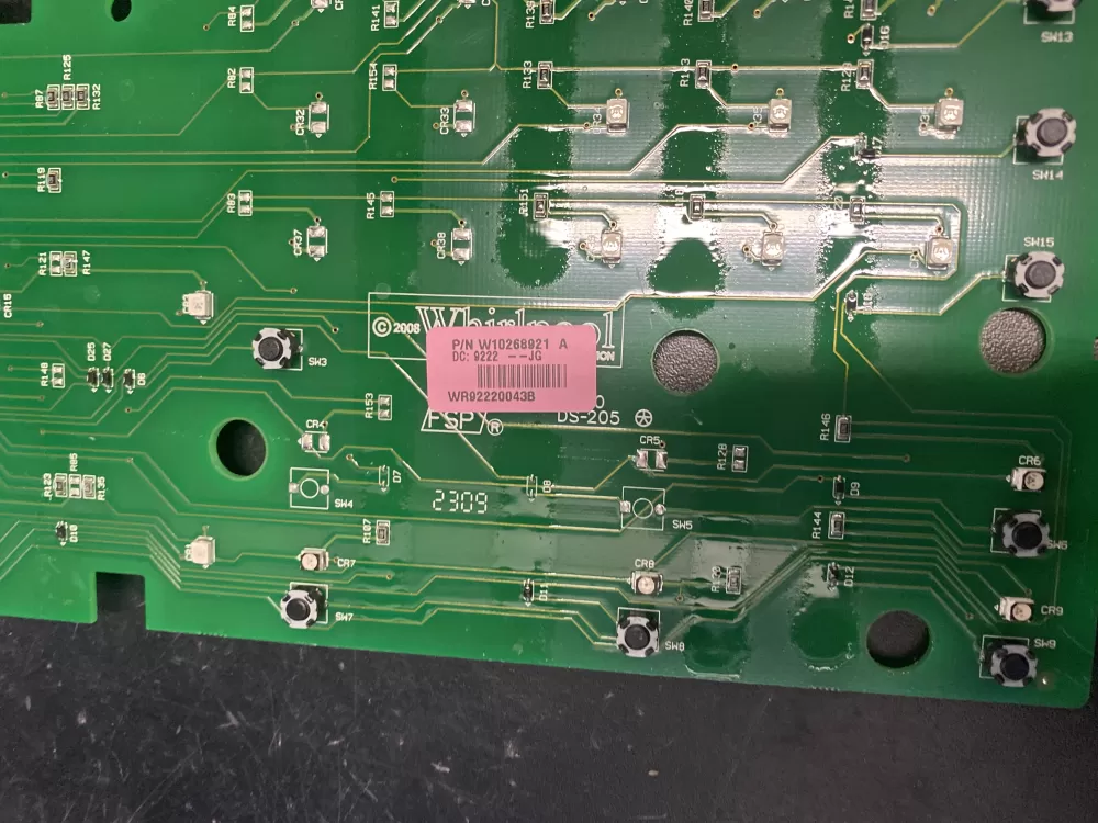 Whirlpool Maytag W10268921 Washer Control Board AZ12362 | BK1027