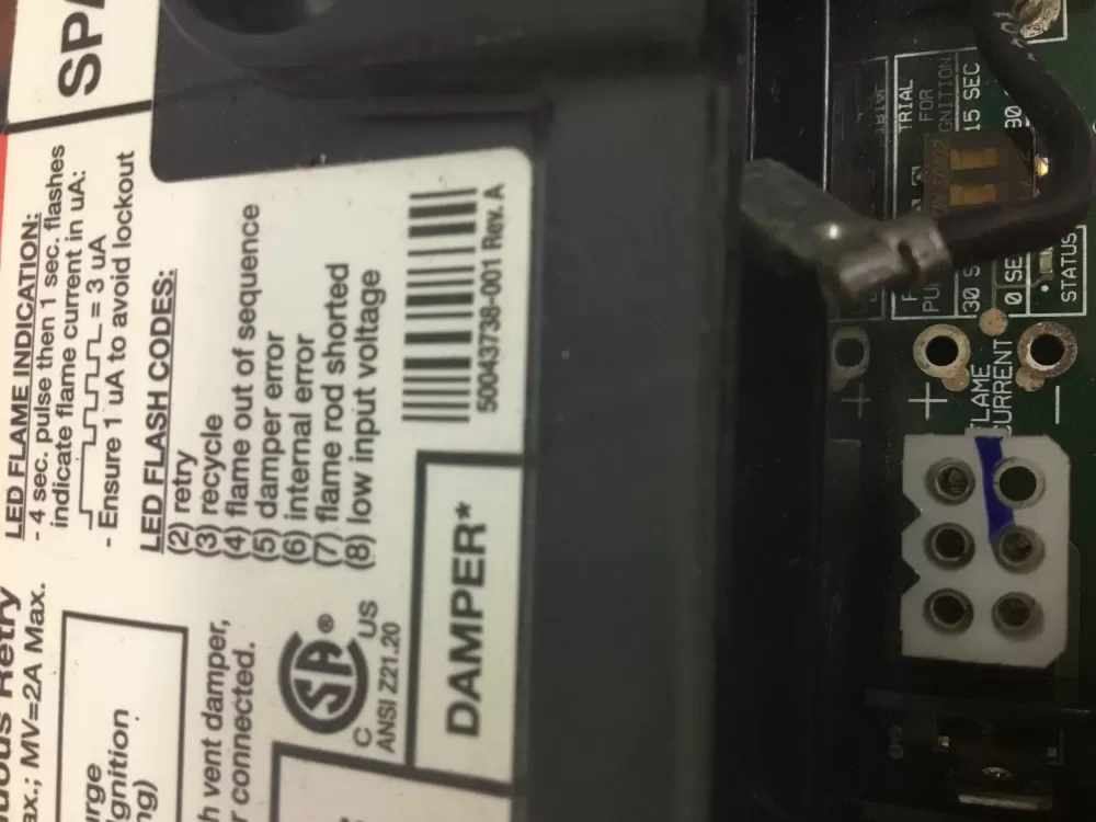  S8610u3009 Furnace Control Board Honeywell Ignition AZ29289 | NR193