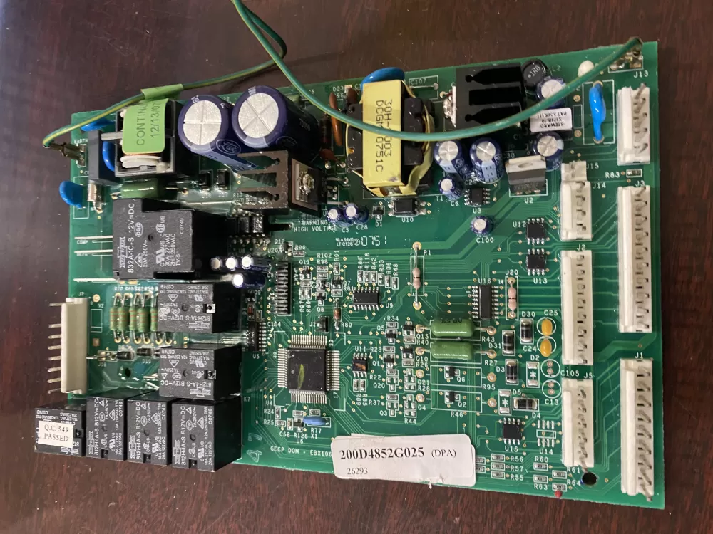 GE 200D4852G024 200D4852G025 EBX1069P006 WR55X10775 Refrigerator Control Board