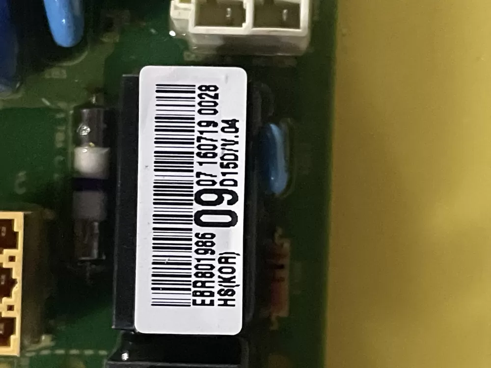 LG EBR80198609 Dryer Control Board Main AZ25283 | WMV286