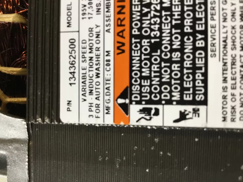 Electrolux 134362500 Washer Crosley Drive Motor AZ149262 | SL269