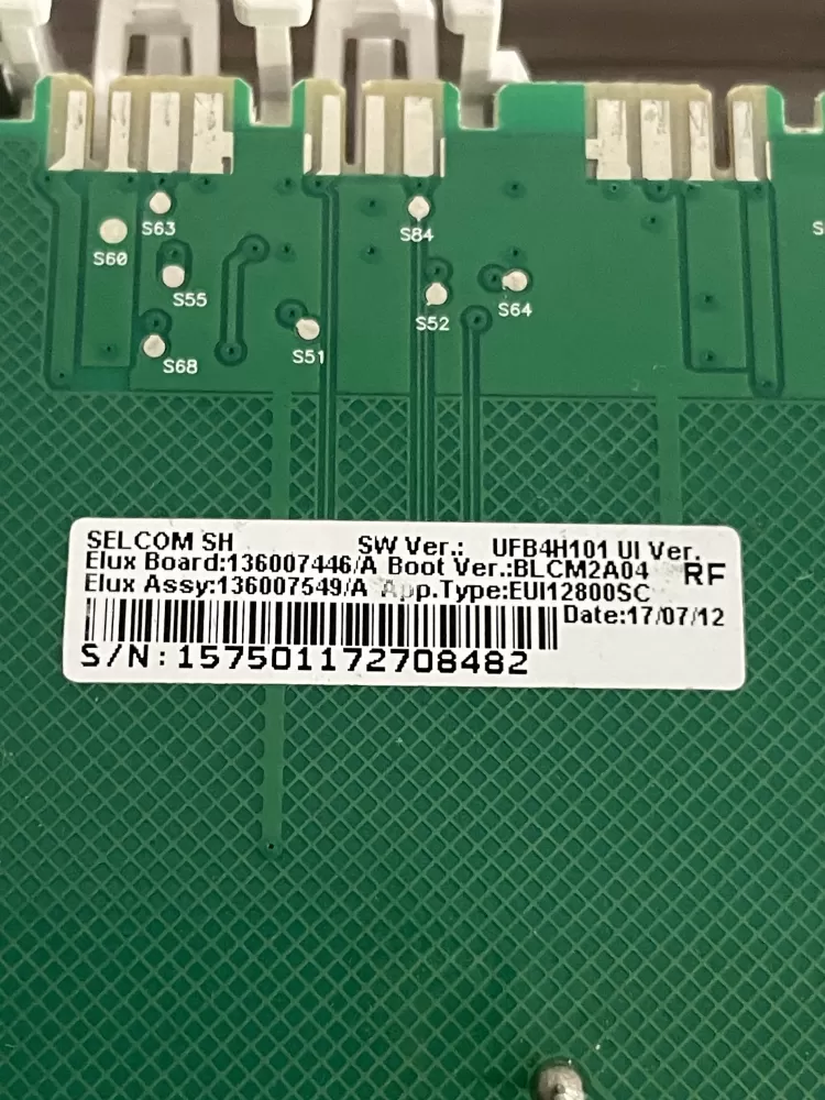 Frigidaire 136007544 A10066602 Washer Control Board Panel AZ80181 | Wmv274