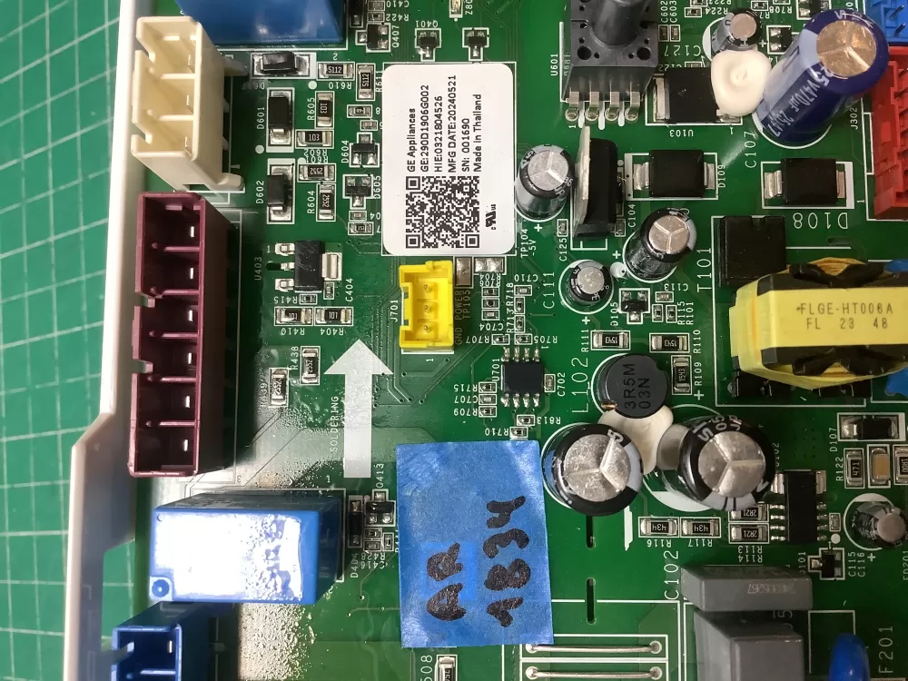 GE Washer 290D1906G001 WH22X33178 Control Board AZ222123 | AR1834