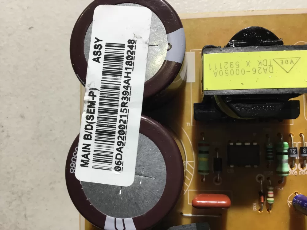 Samsung DA92-00215R Refrigerator Inverter Control Board AZ41585 | NR1723