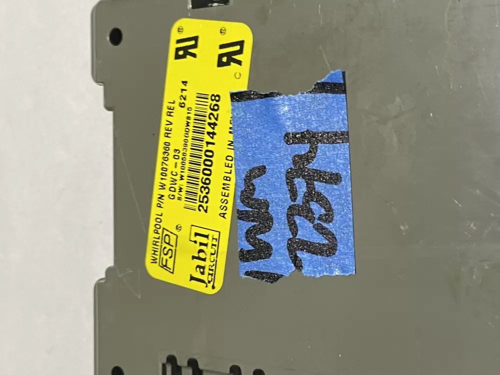 Kenmore KitchenAid W10084141 Dishwasher Control Board AZ141672 | Wm2374
