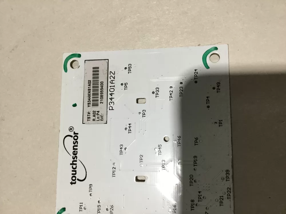 Whirlpool Washer YS344KNB1A02 P34401A2Z LED Touch Sensor AZ99499 | BG86