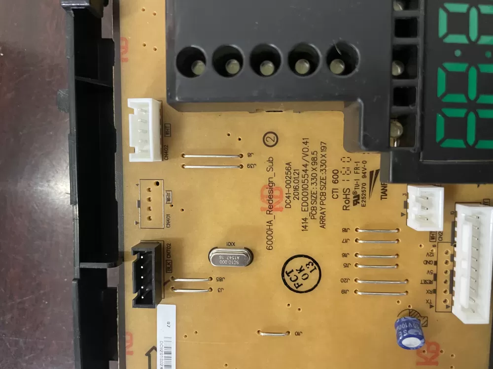 Samsung DC92 01802K AP6002440 Washer UI Control Board AZ43662 | KMV68