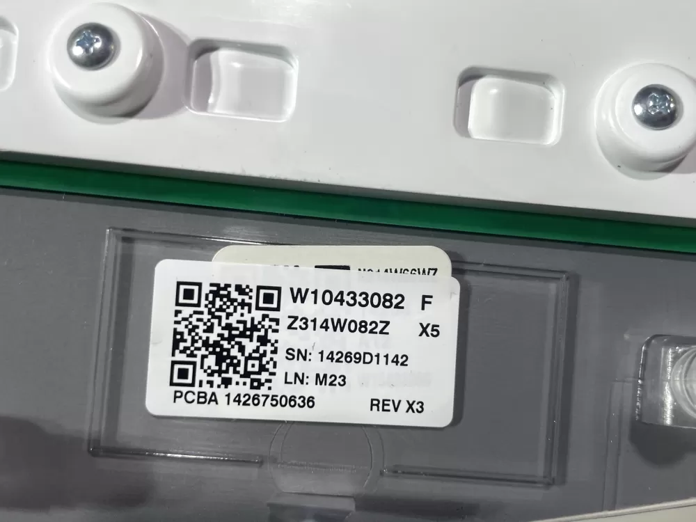 Whirlpool AP6024018 W10433082 W10750475 Washer Control Panel AZ143108 | Wmv756