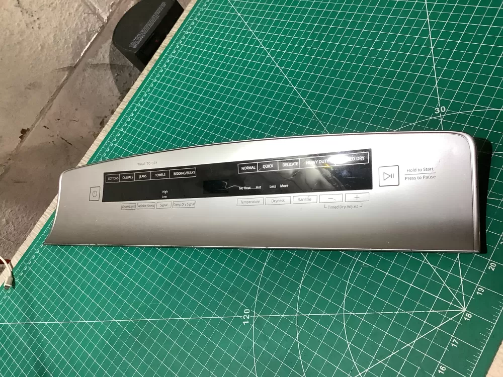 Whirlpool W11040876 W11124277 PS12347369 Dryer Control Board Overlay Touchpad Panel