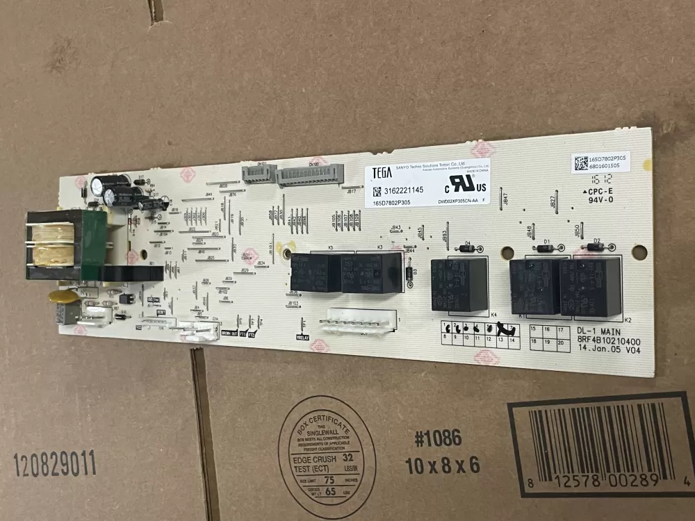 GE 165D7802P305 Dishwasher Control Board