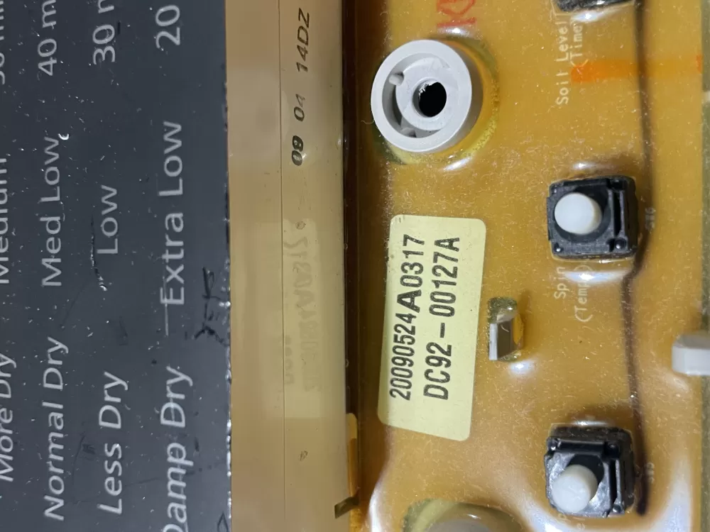 Samsung DC92 00127A Dryer Control Board AZ88867 | Wmv172