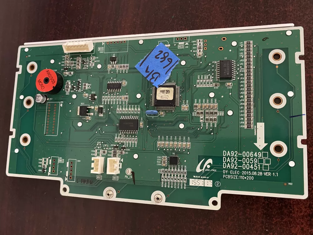 Samsung DA92 00649A Refrigerator Control Board Dispenser AZ32959 | BK1682
