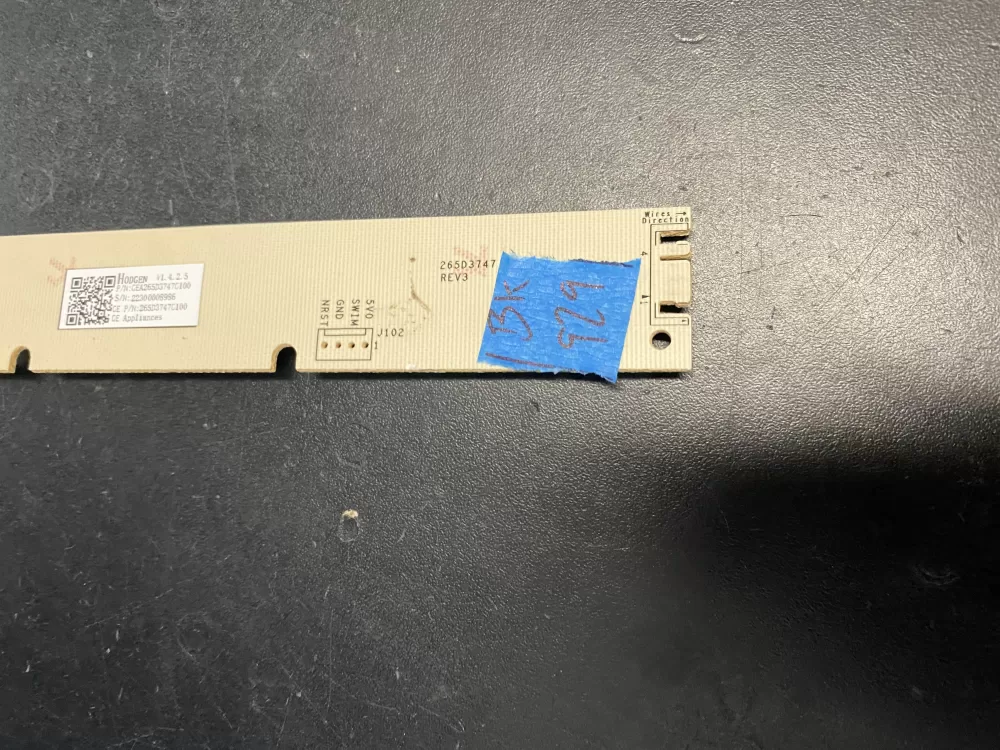 GE 265D3747G100 Dishwasher Control Board AZ22689 | BK929