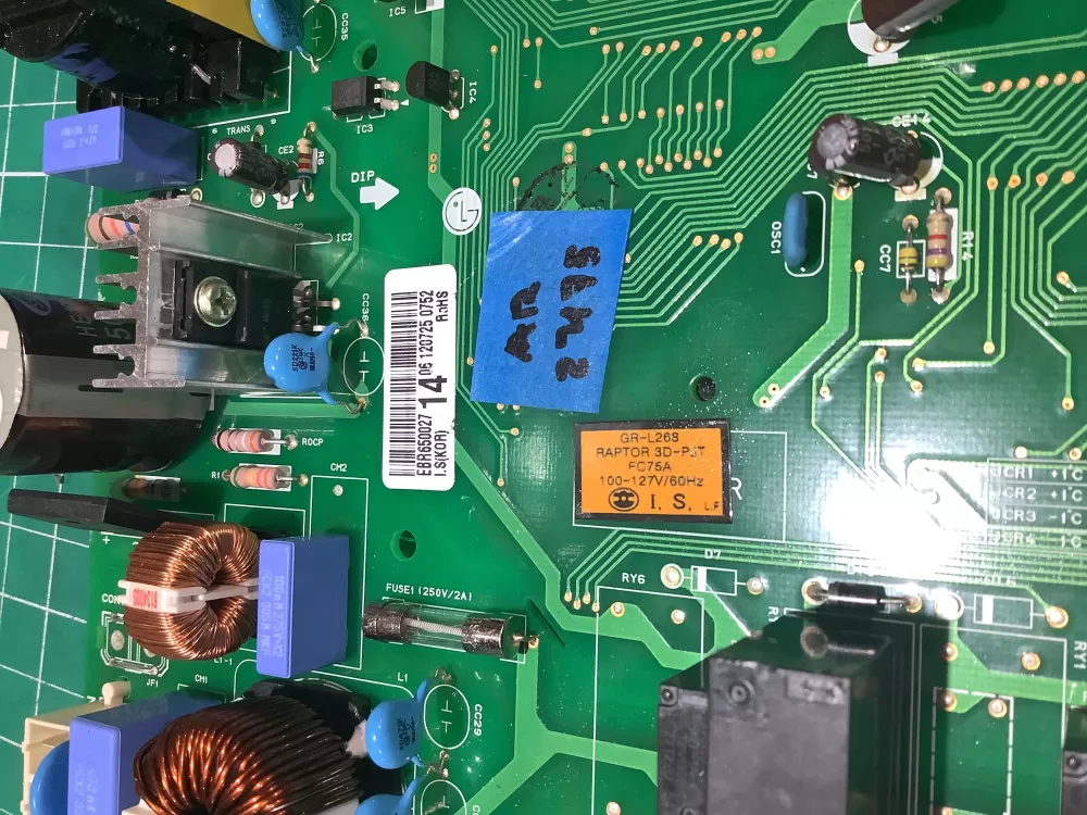 LG Kenmore EBR65002714 Refrigerator Control Board AZ185276 | AR2475