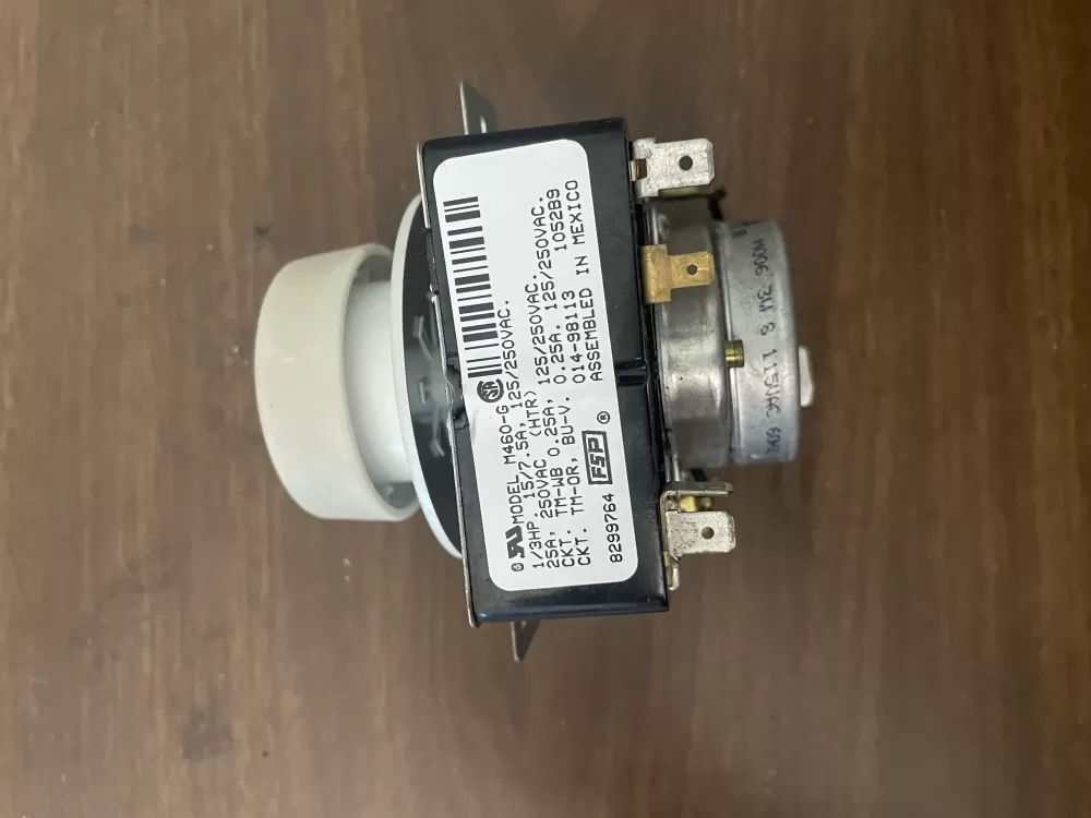 Whirlpool  Maytag  Roper  Crosley  Admiral  Estate  Magic Chef WP8299764  AP6012579  8299764  831500  PS11745789 Dryer Timer