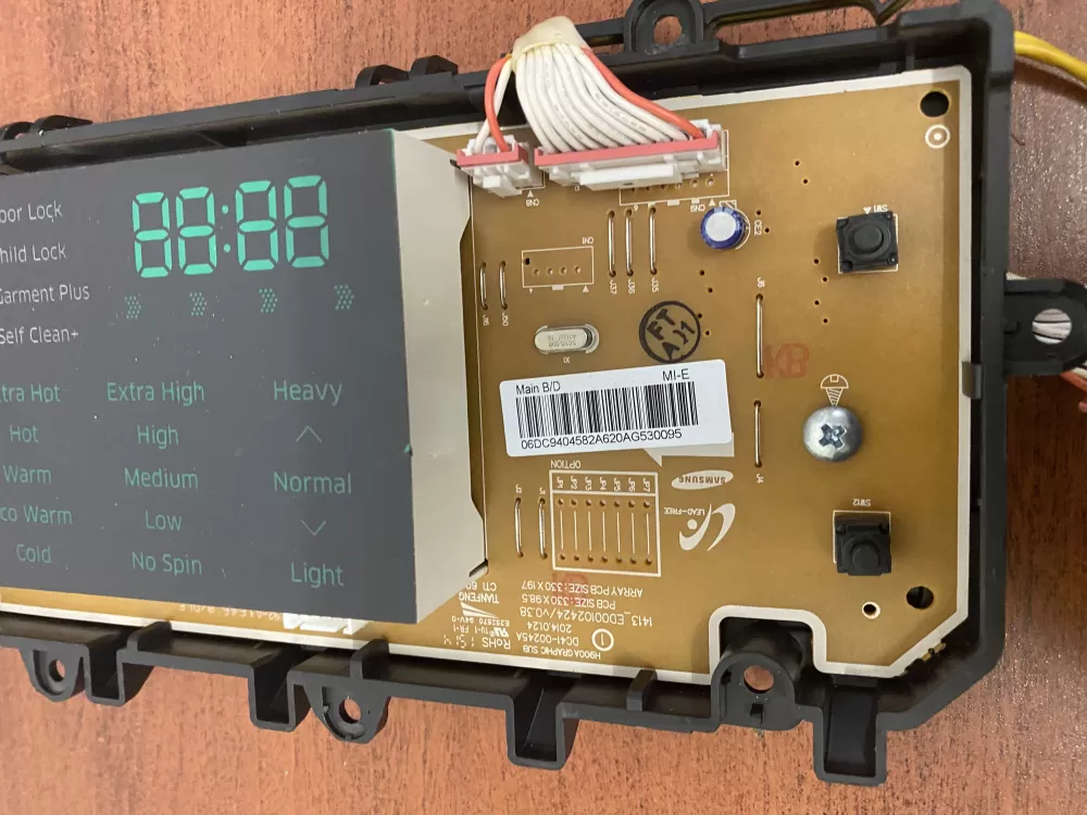 Samsung DC92-01646A DC94-04582A Washer UI Control Board AZ48784 | BK1797