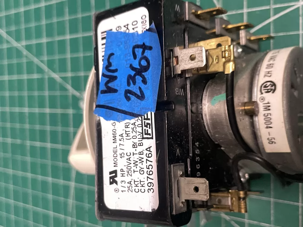Kenmore 3406702A WP3976576 3406015 3406702 3976576 Dryer Timer AZ204468 | Wm2367