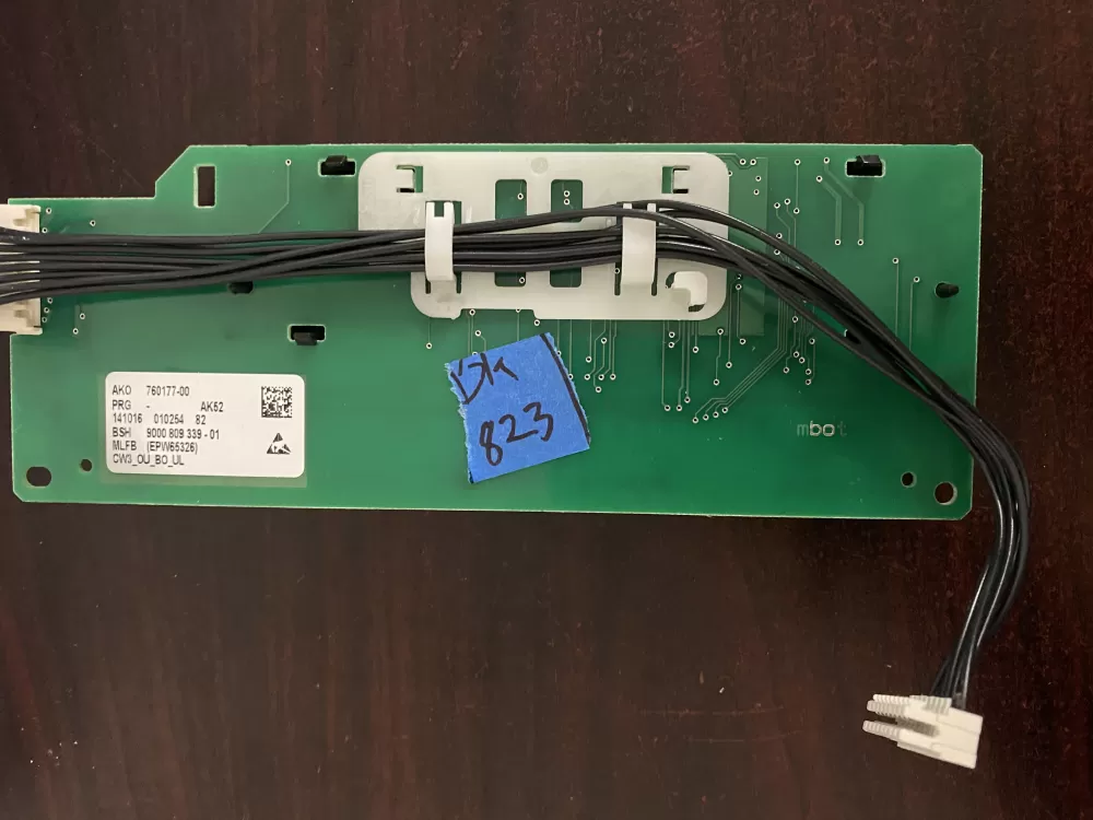 Bosch 9000 809 339-01 760177-00 Washer Control Board AZ35057 | BK823