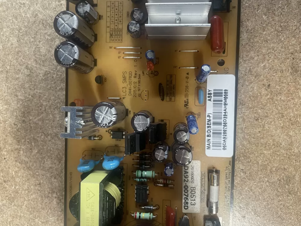 Samsung DA92 00768D Refrigerator Control Board Inverter AZ21583 | KM1215