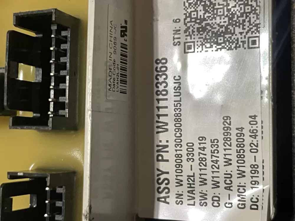 Whirlpool Maytag W11183368 W11195970 Washer Control Board AZ29297 | WM183