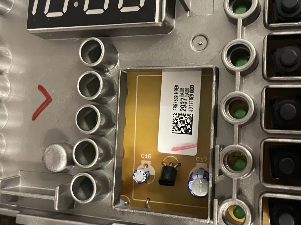 EBR75092937 LG Washer Pcb Display