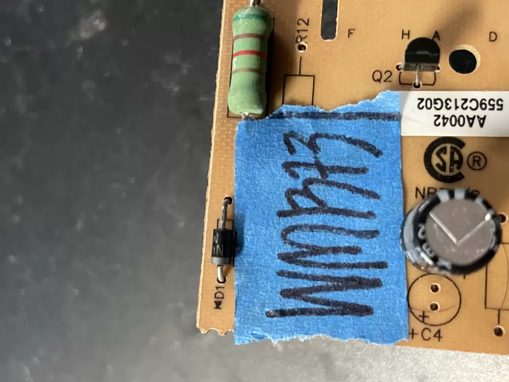 GE 559C213G02 Dryer Dryness Moisture Control Board AZ10340 | 1373