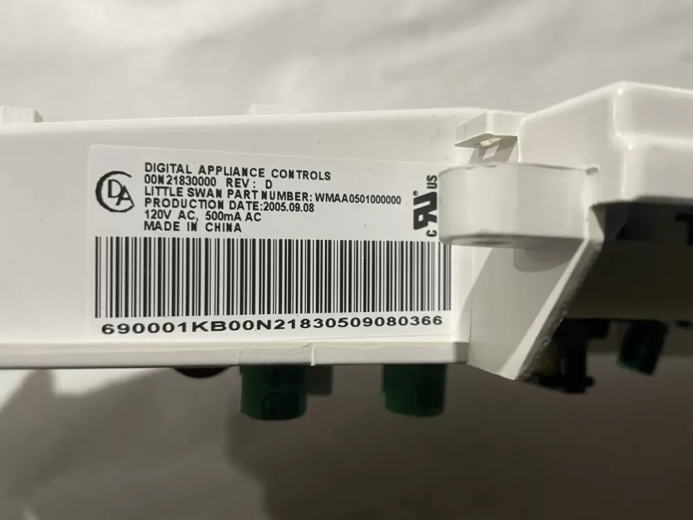 GE WH12X10355 00N21830102 WMCK0501000000 Washer Control Board AZ199287 | Wmv392
