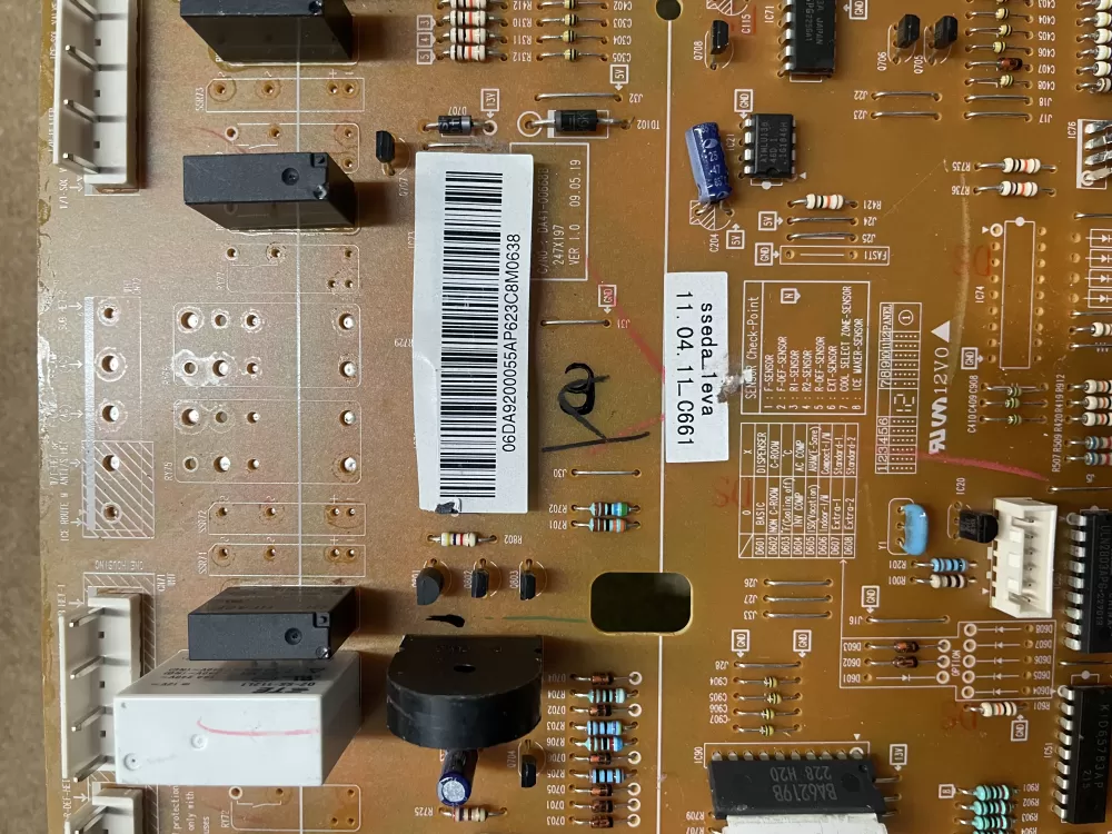 Samsung AP4909012 DA92-00055A Refrigerator Control Board AZ15401 | KM1634