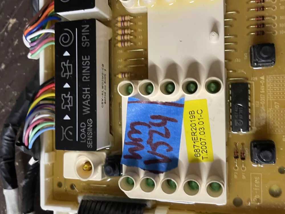 LG 6870EC9230A 6871ER2019B Washer Control Board AZ53048 | Wmv524