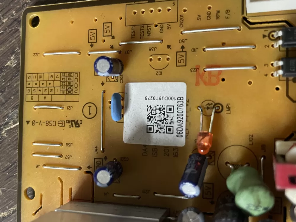 Samsung DA92-00763B Refrigerator Control Board Inverter AZ43003 | Wm1747