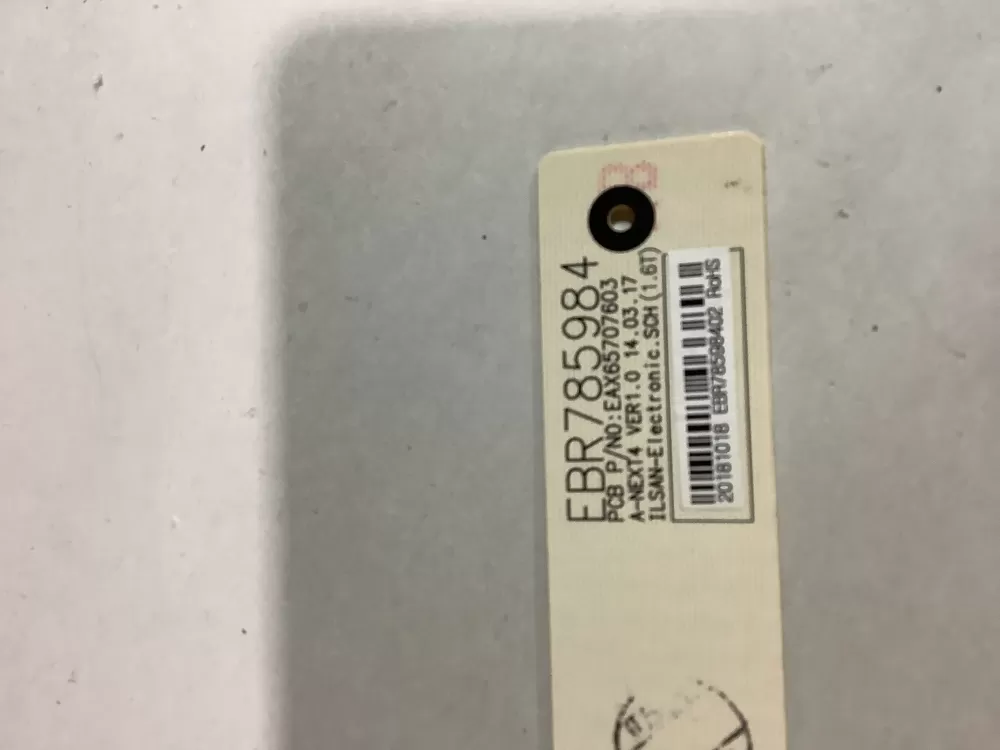 LG REFRIGERATOR CONTROL/DISPLAY BOARD PART # EBR78598402 AZ183649 | ZC2706